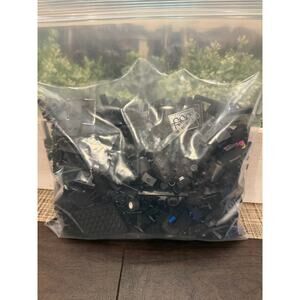 2.1 lbs of Black Lego Bricks. 100% Authentic Parts And pieces!
